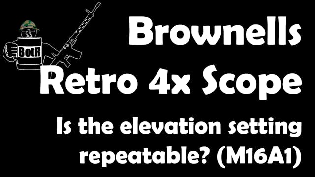 Brownells Retro 4x AR15/M16 Scope: Re...