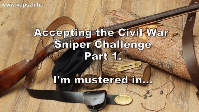 Shooting an original Civil War Sniper...