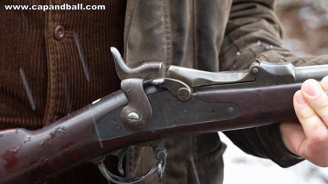 Springfield Trapdoor rifle & McKeever...