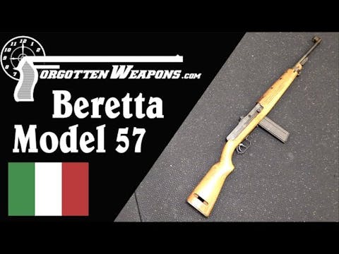 Beretta 57: Italy Makes a .30 Carbine...