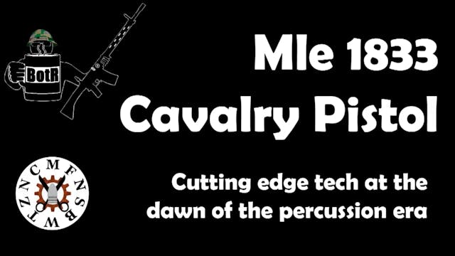 Mle1833 Pistol for Cavalry Officers