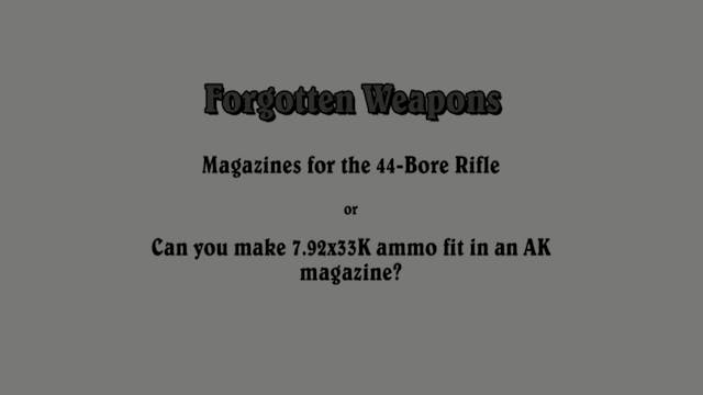 Using 8x33K Ammo in AK Magazines