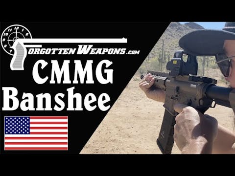 CMMG Banshee at the Range