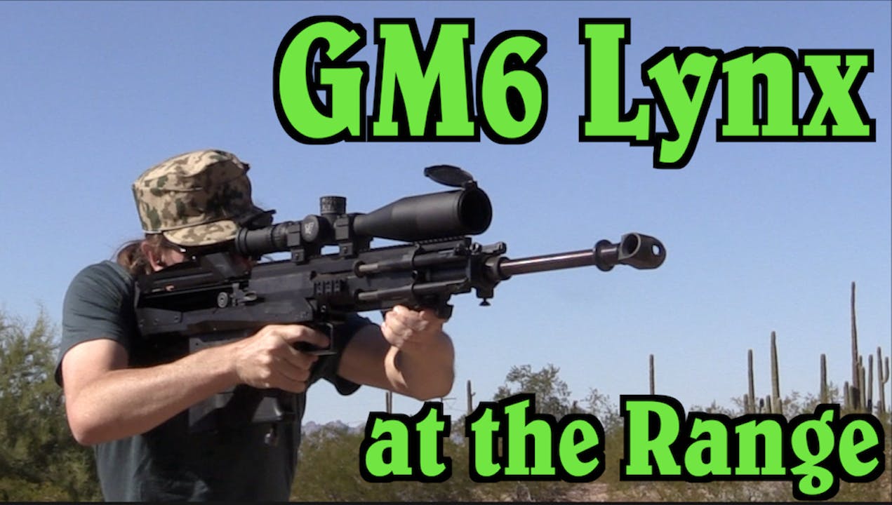 GM6 Lynx .50 BMG Bullpup at the Range - History of Weapons & War