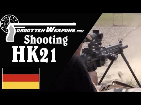 Shooting the HK21 Modular Machine Gun