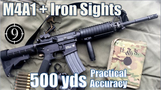 M4A1 Iron Sights (MA Tech) to 500yds:...