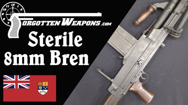 Canadian 8mm “Sterile” Bren Gun