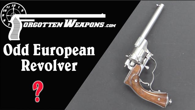 Strange Unique European Revolver