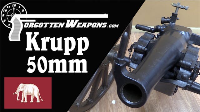 Krupp 50mm Mountain Guns for Siam (Th...