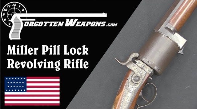 Miller Pill-Lock Revolving Rifle