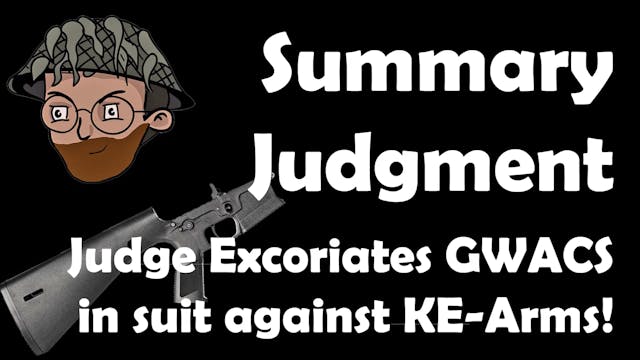 Summary Judgment Drops in GWACS vs KE...