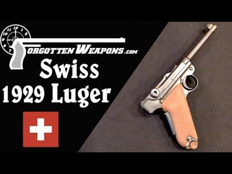 Swiss 1929 Simplified Luger (Yes, Swi...