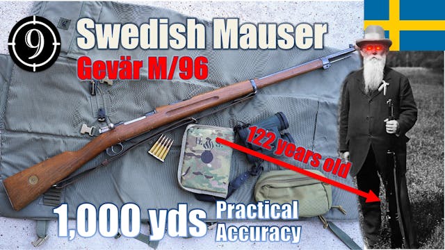 Gevär M/96 [Swedish Mauser] 1,000yds:...