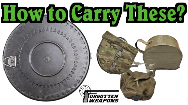 Gear for Carrying DP27 Pan Magazines