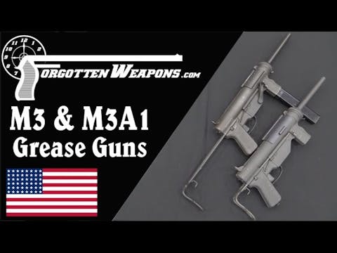 M3 and M3A1 Grease Gun SMGs