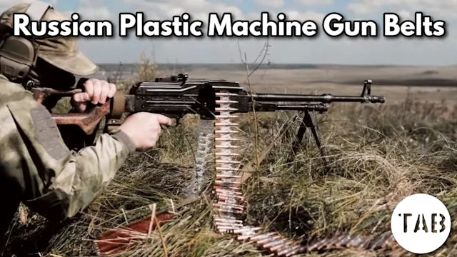 Russian Plastic Machine Gun Belts