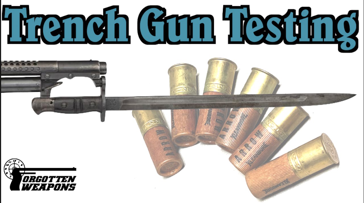Testing an Original WW1 Trench Gun w/ GI Buckshot How Does it Pattern