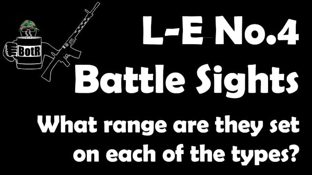 Lee-Enfield No.4 Battle Sights: What'...