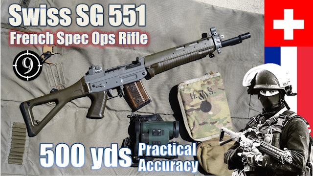 SG 551 to 500yds: Practical Accuracy [French Special Forces Rifle]