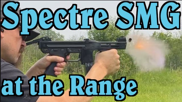 Spectre SMG at the Range