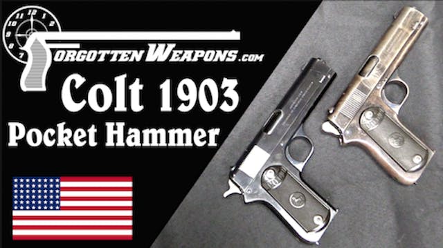 Neither Fish nor Fowl: the Colt 1903 ...