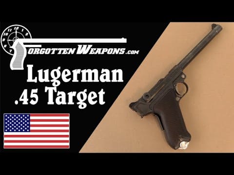 Lugerman's .45 ACP Target Model Luger