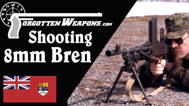 Shooting the Inglis 8mm Bren Gun