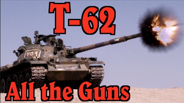 All the Guns on a T-62 Tank (with Nic...