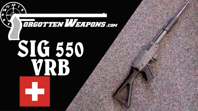 SIG's Pump Action 550 Rifle: the 550 VRB