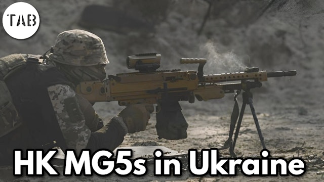 German HK MG5s in Ukraine