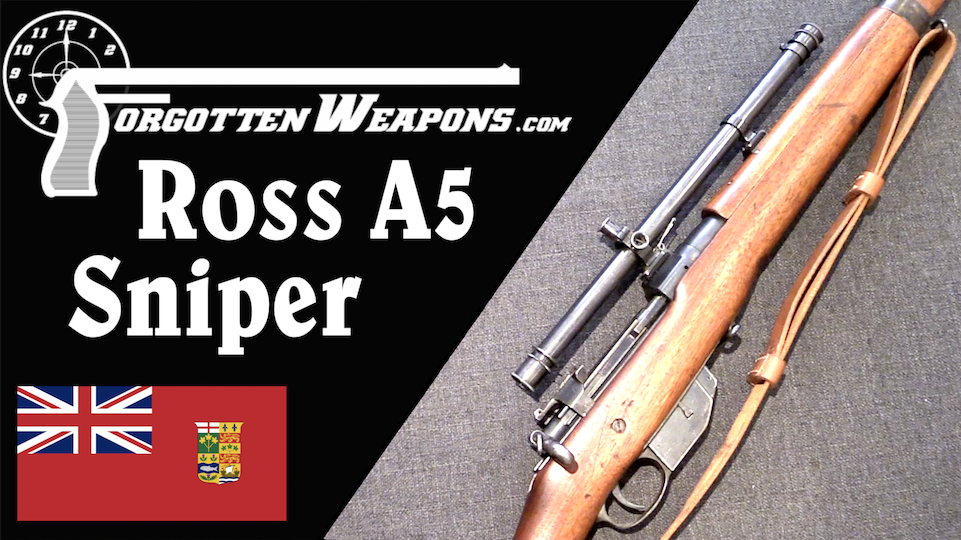 Ross WWI Sniper Rifle W/ Winchester A5 Scope - History Of Weapons & War