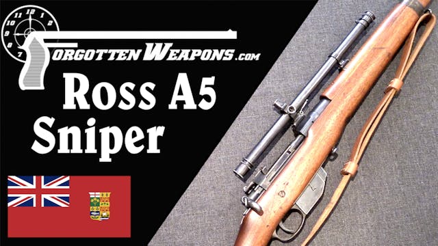 Ross WWI Sniper Rifle w/ Winchester A...