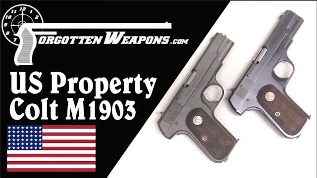 Colt 1903 in US Military Service (and...