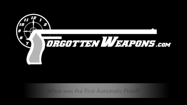 What was the First Automatic Pistol?