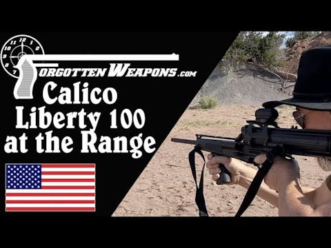 Calico Liberty 100 Carbine on the PCC...