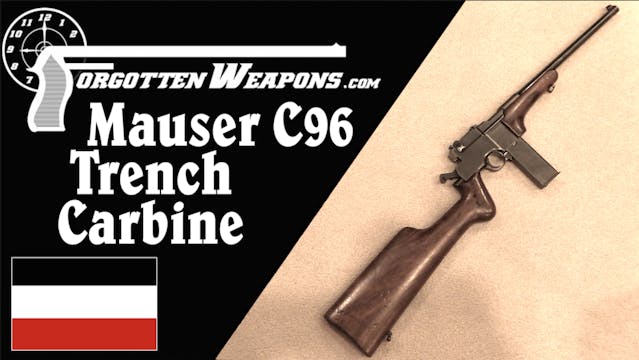 Prototype Mauser 1917 Trench Carbine