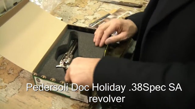 Shooting Pedersoli's Doc Holiday Colt Single Action revolver repro