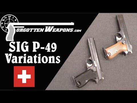 Military SIG P-49 Variations