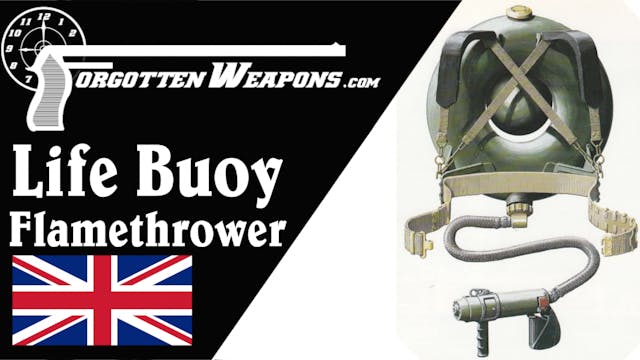 British "Life Buoy" WWII Flamethrower