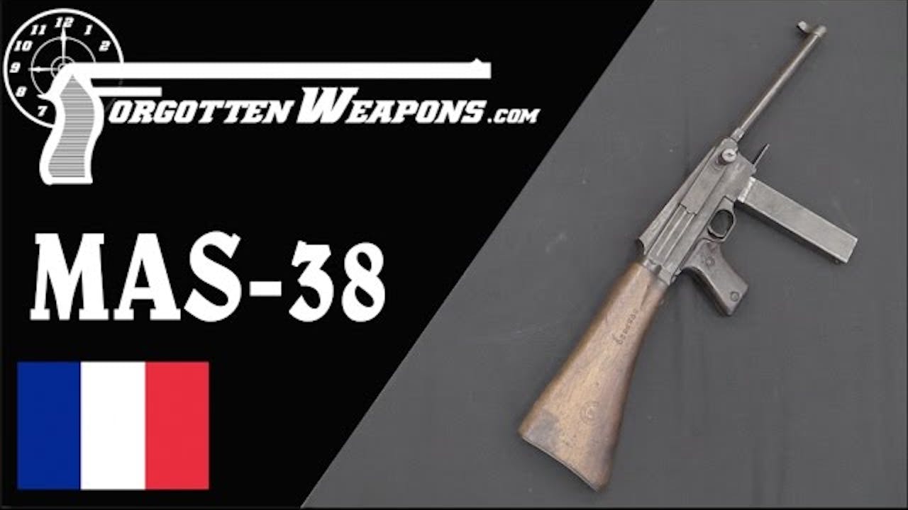 The French MAS-38 Submachine Gun - History of Weapons & War
