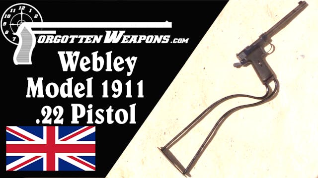 Webley Model 1911 Stocked .22 Single-...