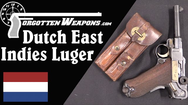 Lugers for the Dutch East Indies Army