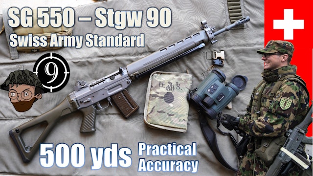 🥇 SG 550 (Swiss Army Rifle) to 500yds: Practical Accuracy [Stgw 90 - PE 90]