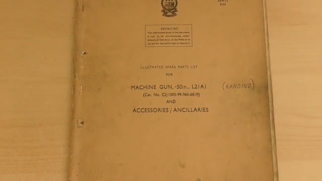 L21A1 .50 Calibre Machine Gun - 1960s...