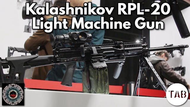 Russia's New Light Machine Gun - RPL-20