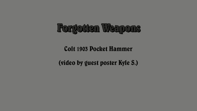 Colt 1903 Pocket Hammer - Shooting an...