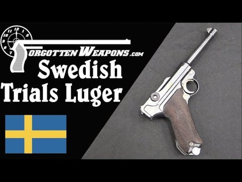 1938 Swedish Army Trials Luger