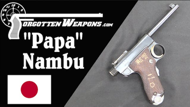Japanese Papa Nambu Pistol with Match...