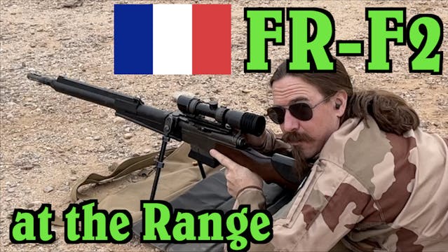 FR-F2 French Sniper Rifle at the Range