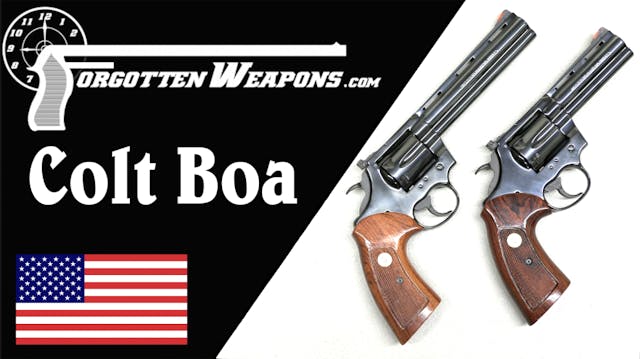 Colt Boa: Rarest of the Snake Revolvers